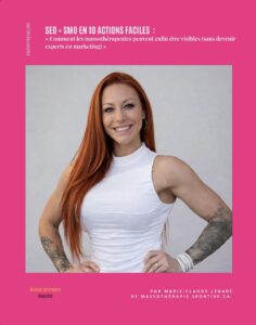 Marie-Claude Légaré massothérapeute et formatrice expliquant le SEO et SMO la visibilité pour les massothérapeutes