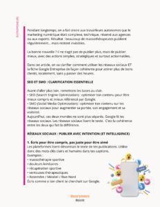 Marie-Claude Légaré massothérapeute et formatrice expliquant le SEO et SMO la visibilité pour les massothérapeutes